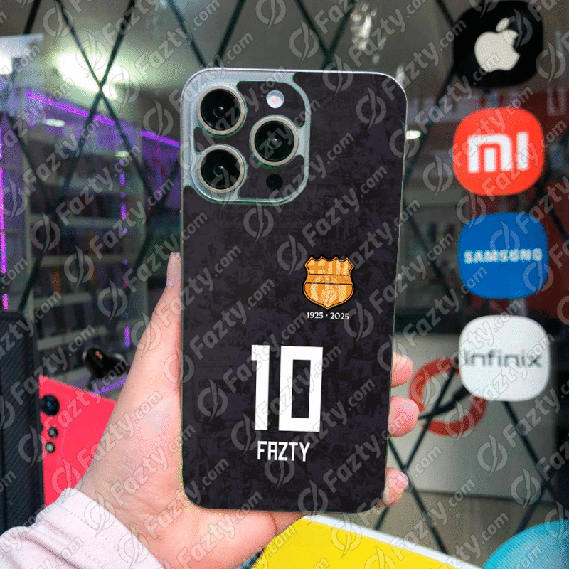 Skin Personalizado Barcelona SC Conmemorativa Centenario Negra - 2025
