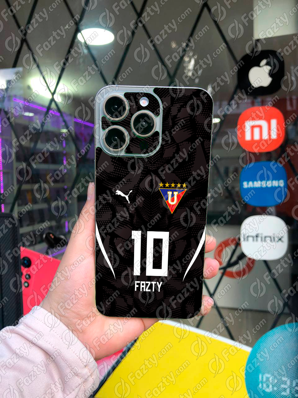 Skin Personalizado Liga de Quito LDU Negro - 2025
